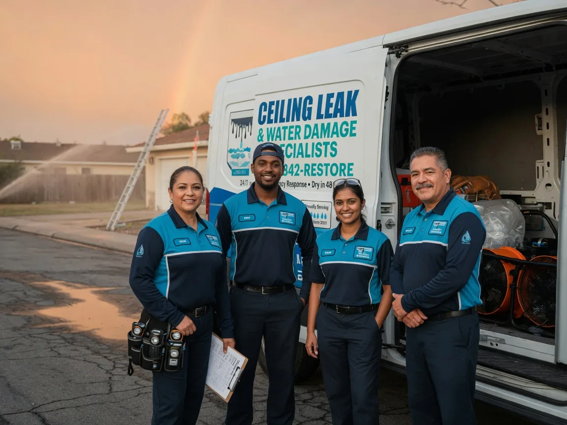 Ceiling Leak Cleanup company in Howard City, MI