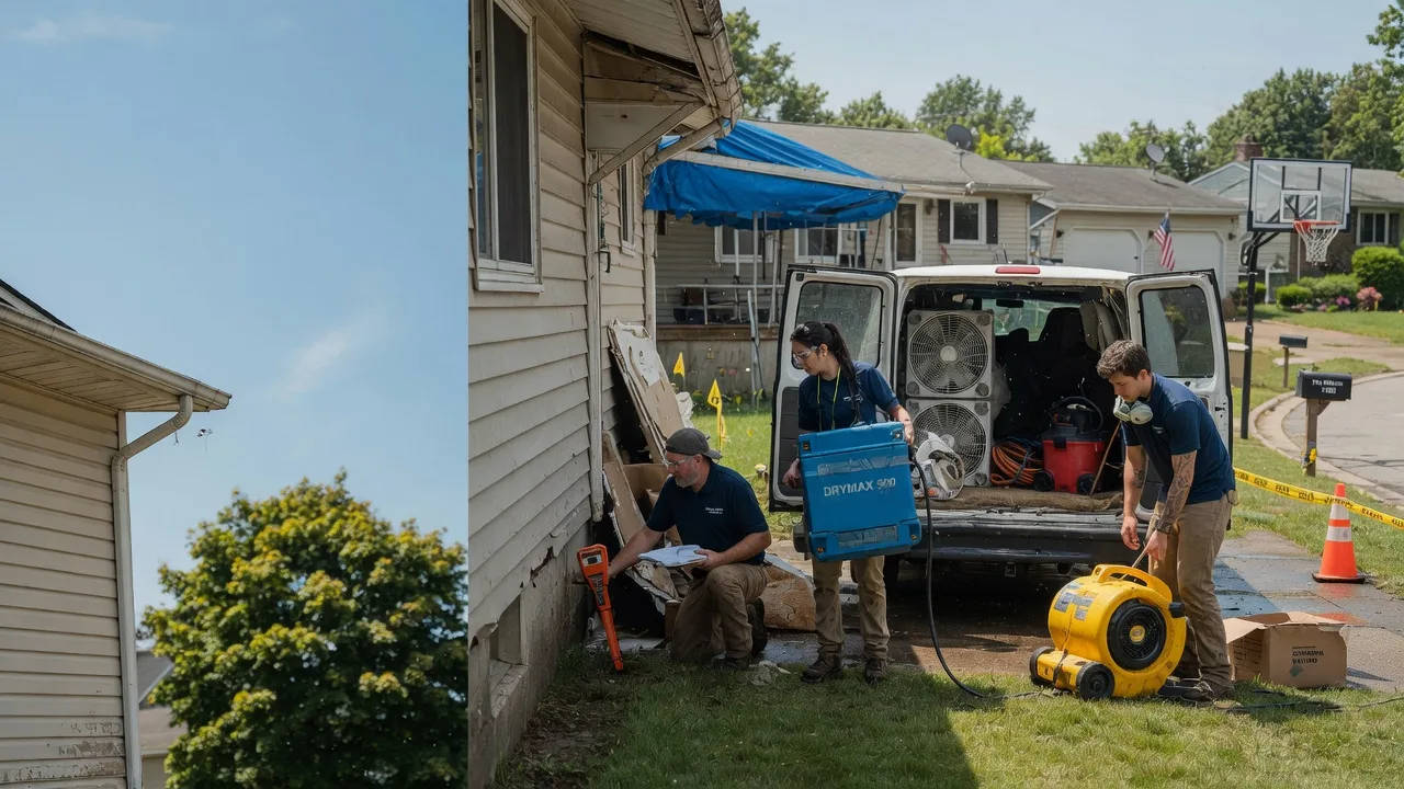 Ceiling Leak Cleanup in Howard City, MI near me